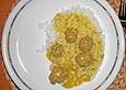 Hackb&auml;llchen in Curryso&szlig;e