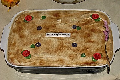 Himbeer - Pfirsich - Dessert