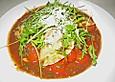 Nudeln mit Kirschtomaten, Rucola, Parmesan und Pinienkernen