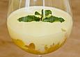 Prosecco - Zabaione auf Orangenfilets