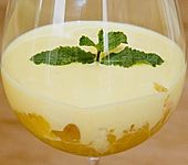 Prosecco - Zabaione auf Orangenfilets (Bild)