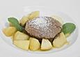 Espresso - Schokoladensouffl&eacute; mit Vanille - &Auml;pfeln