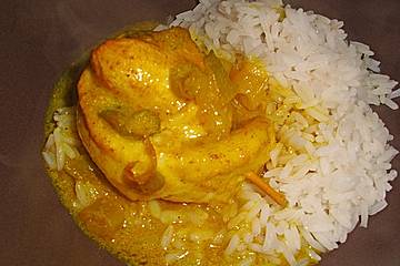 Fisch - Curry mit Bananen