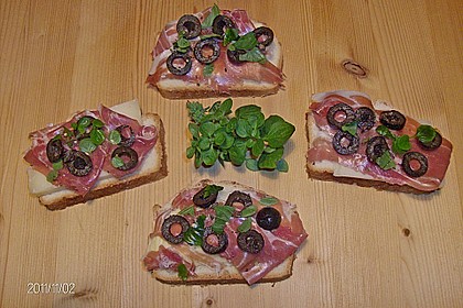Gebackene Olivenschnitten 3