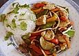 Gebratenes Gem&uuml;se mit H&auml;hnchen - Pad Pak Gai