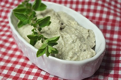 Auberginencreme türkische Art, mit Feta 2