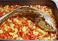 Zander auf Kartoffel - Paprika - Gem&uuml;se