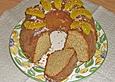 Dinkel - Pfirsichmus - Gugelhupf