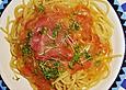 Spaghetti mit Orangensauce