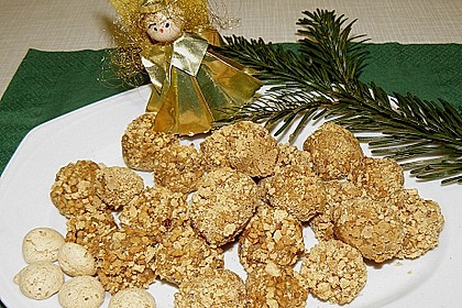 Amarettini Tr&uuml;ffel, mit Mokkabutter hergestellt