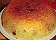Reiskuchen mit Huhn und Joghurt