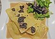 Lauch - Ravioli an Tr&uuml;ffelsauce