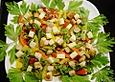 Bunter Paprika - K&auml;se - Salat