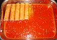 Cannelloni in pikanter Tomatensauce