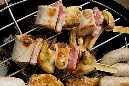 Bunte Champignonspie&szlig;e