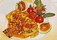 Prosecco - Kaninchen mit Salbei - Butter - Tagliatelle