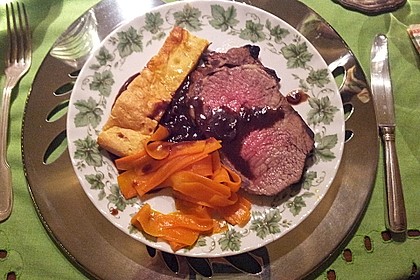 Roastbeef mit Yorkshire Pudding