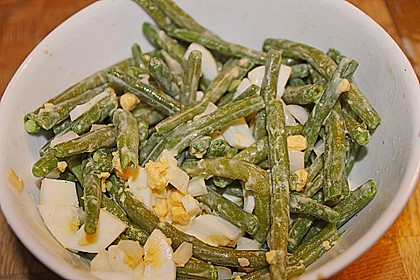 Bohnensalat mit Ei 2