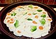 Omelette mit Gem&uuml;se und Schinken