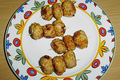 Knusprig - scharfe Putenhackb&auml;llchen