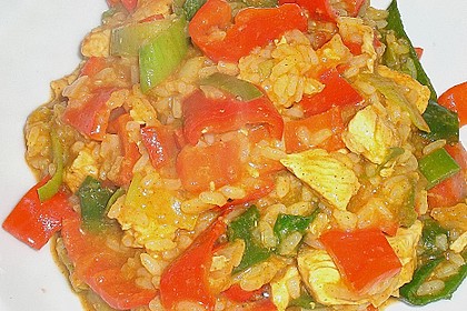 Chinesische Paprika - Gefl&uuml;gel - Pfanne 2