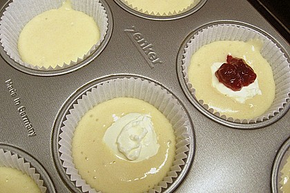 Fruchtige Frischk&auml;se Muffins 3
