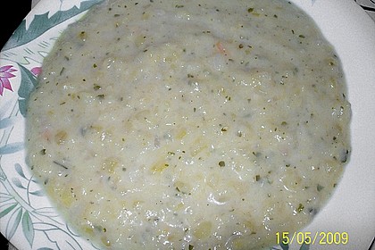 Gelbe Zucchini - K&auml;se - Suppe 1