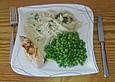 Nudeln mit Lachs in Zitronenso&szlig;e