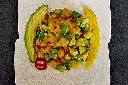 Avocado - Mango - Salat 4