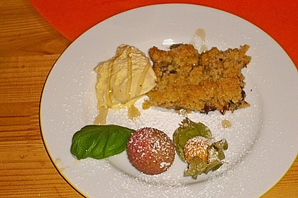 Bananen Crumble (mit Schoko) 3