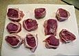 &Uuml;berbackenes Schweinefilet mit Senfkruste