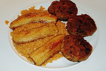 Linsen mit gebratenen Bananen 1