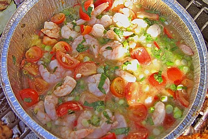 Garnelenpfanne (f&uuml;r den Grill) 5