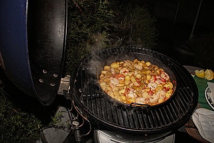 Garnelenpfanne (f&uuml;r den Grill) 7