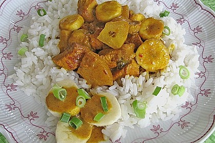 Curryfleisch mit Banane 2