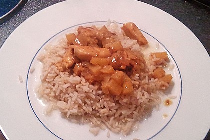 Curryfleisch mit Banane 8