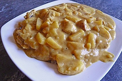 Curryfleisch mit Banane 5