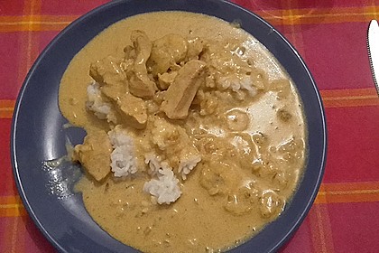 Curryfleisch mit Banane 7