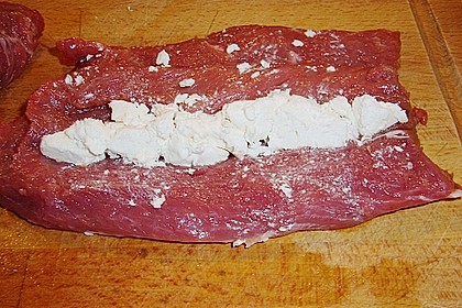 Gef&uuml;llte Lammlachse mit Rosinen - Rotweinsauce NT 2
