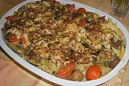 Makkaroni - Gyros - Auflauf 6