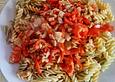 Penne mit Paprika und Walnuss