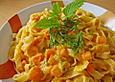 Farfalle mit M&ouml;hrencreme