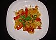 Reisnudeln mit Tomate und Paprika