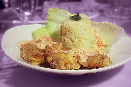 Seelachsfilet mit gr&uuml;nem K&uuml;rbiskernreis 1