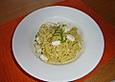 Spaghetti mit Knoblauch&ouml;l und Feta