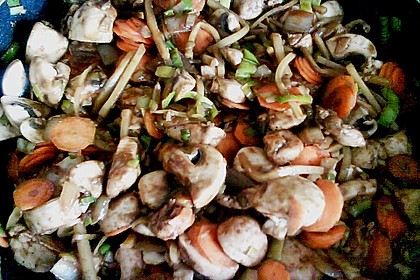 Pikante Schweinefleischpfanne