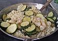 Risotto mit Shrimps und Zucchini