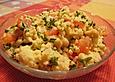 Hirsesalat mit Kichererbsen
