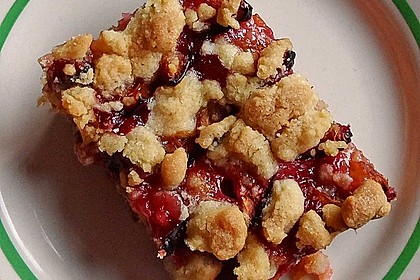 Omas Streusel - Zwetschgenkuchen mit Mürbteig 1