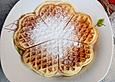 Schnelle Apfel - Waffeln